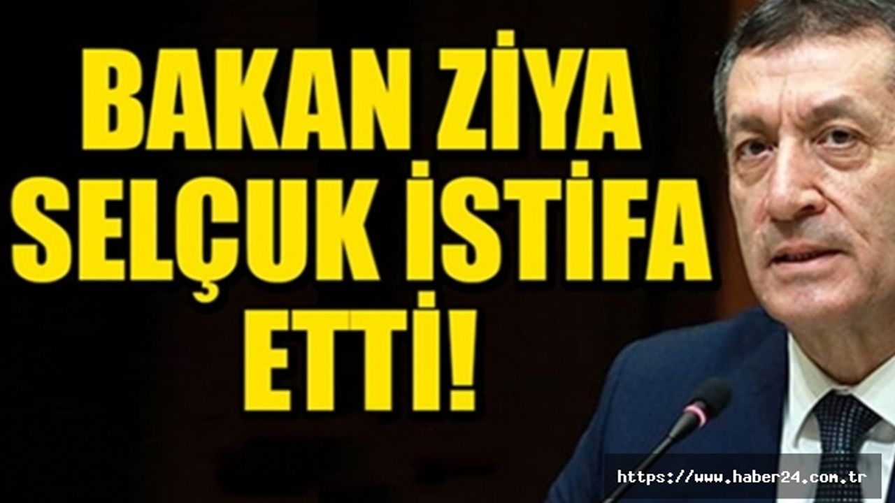 Milli Eğitim Bakanı Ziya Selçuk istifa etti|Yeni Milli Eğitim Bakanı kim?