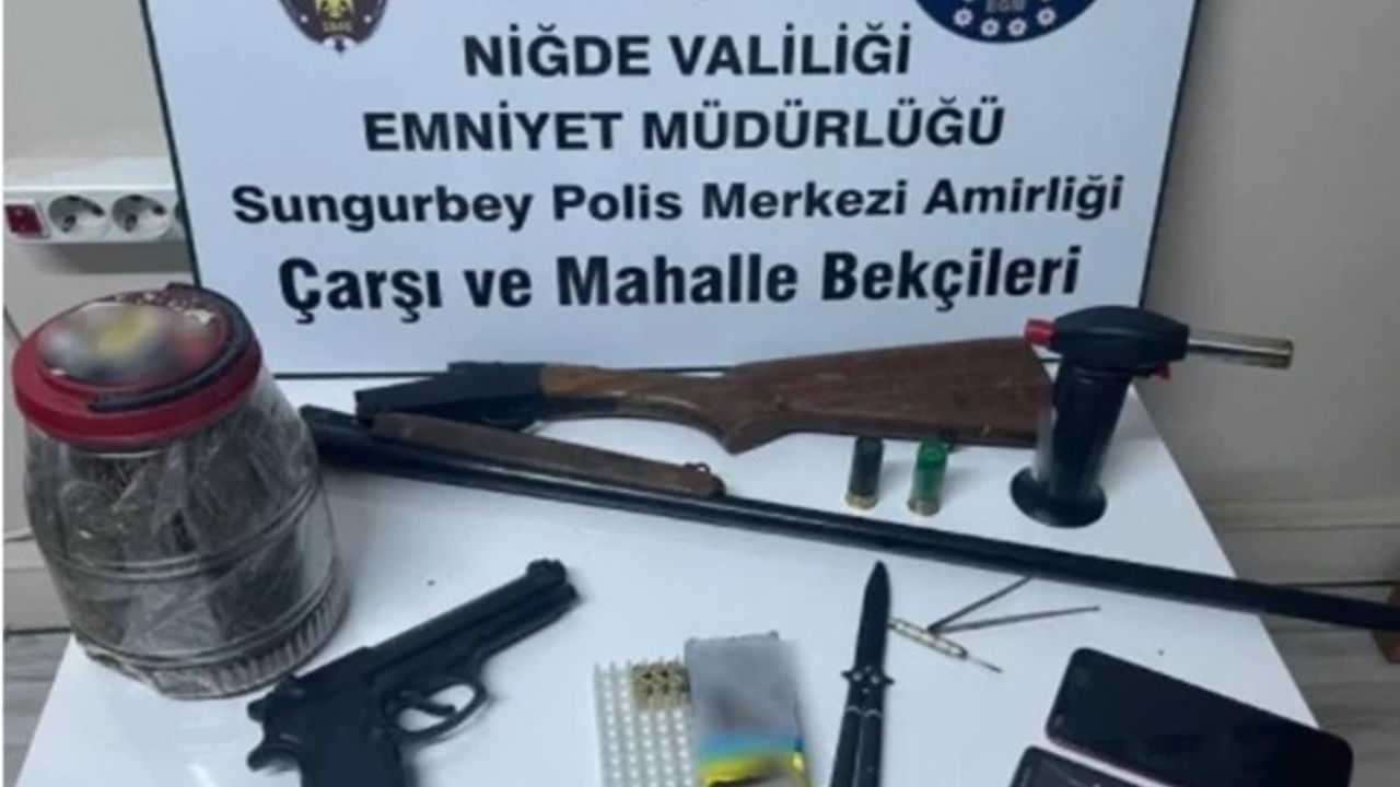 Bekçilerin şüphelendiği motordan neler çıktı neler!