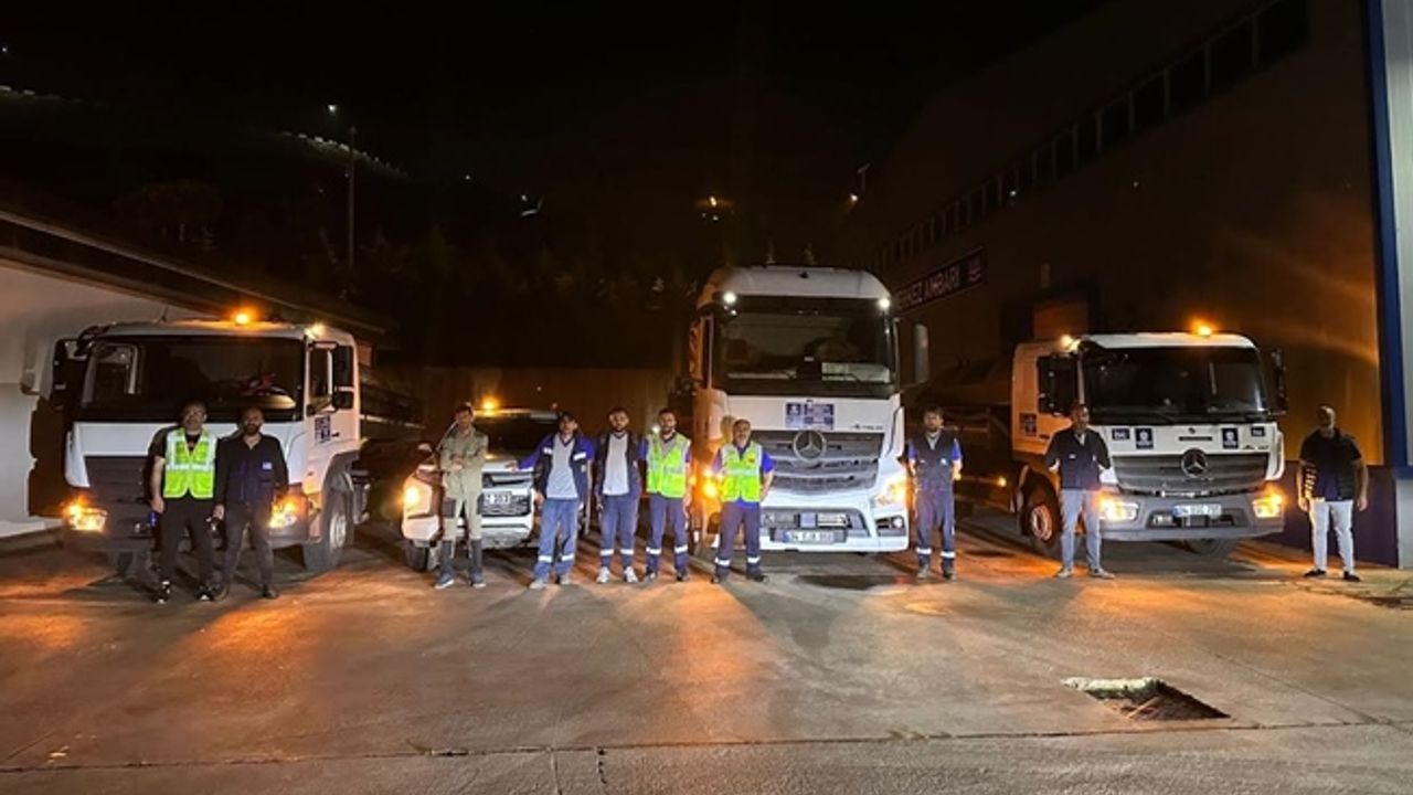 Bartın’da yaşanan sel felaketine İSU’dan yardım eli