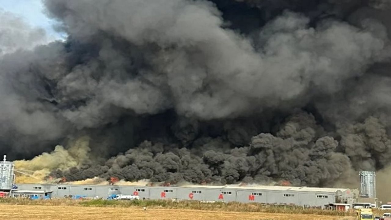 Bursa İnegöl OSB'de büyük yangın!