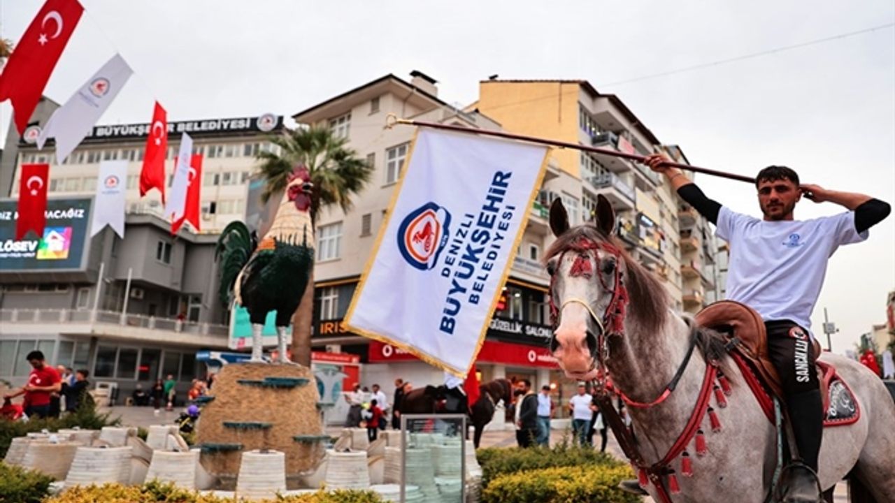 Denizli'de Geleneksel Türk Spor Oyunları heyecanı başladı
