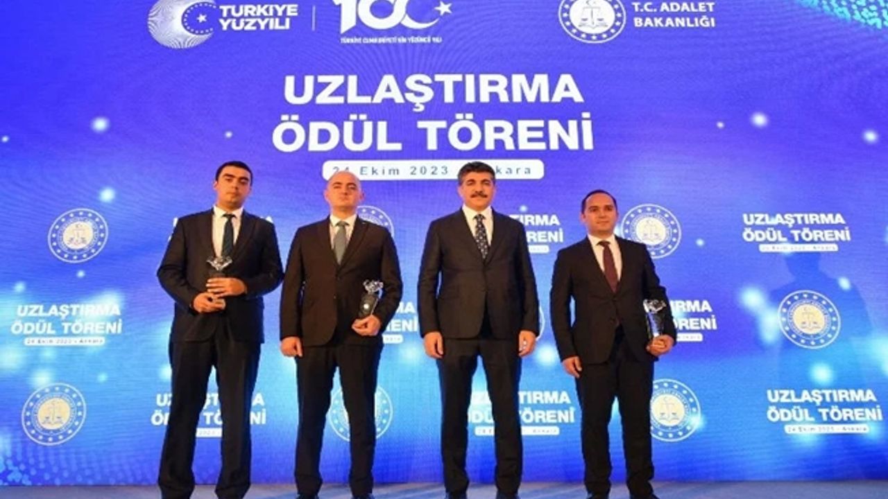 Osmaniye Cumhuriyet Başsavcısı Arısoy’a, “Uzlaştırma” ödülü