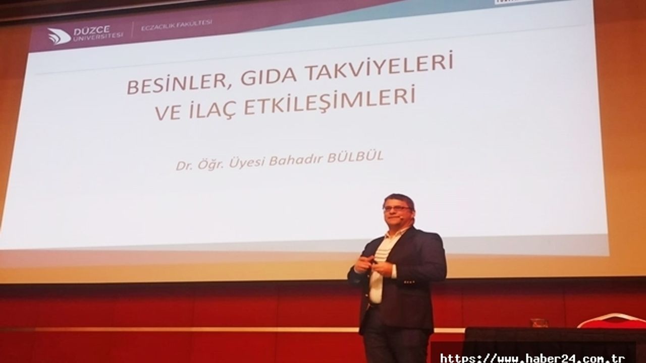 Dr. Öğr. Üyesi Bahadır Bülbül Gebze'de  "Gıda ve Gıda Güvenliği Arzını" Anlattı