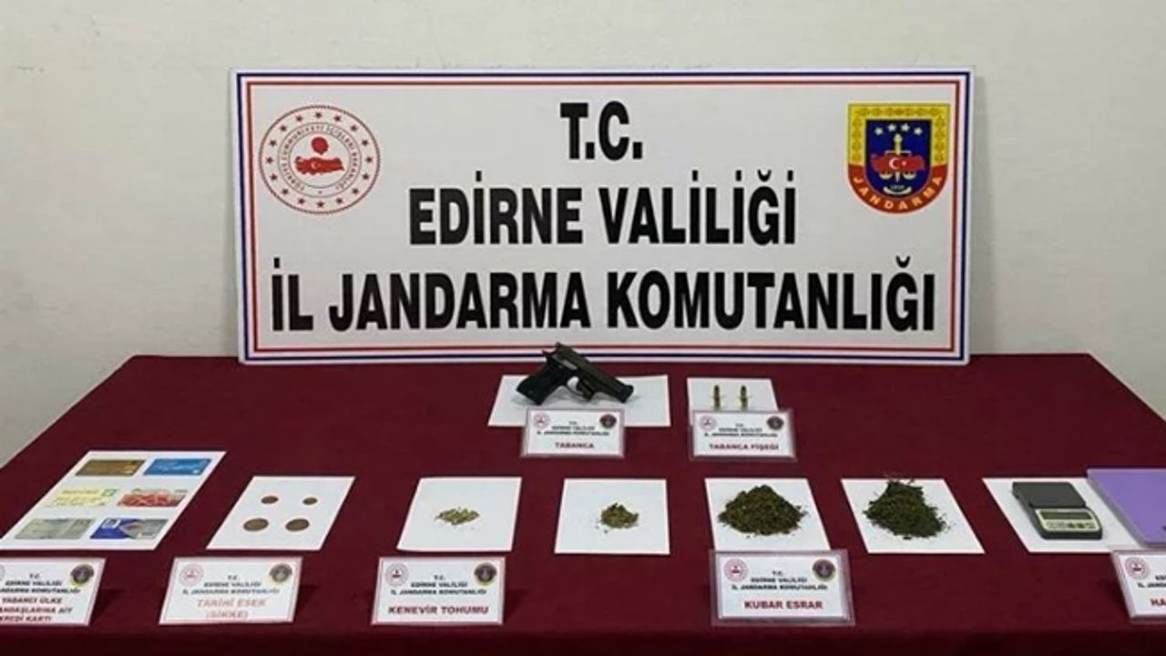 Edirne'de şüpheli şahıs dolandırıcılık malzemeleriyle yakalandı