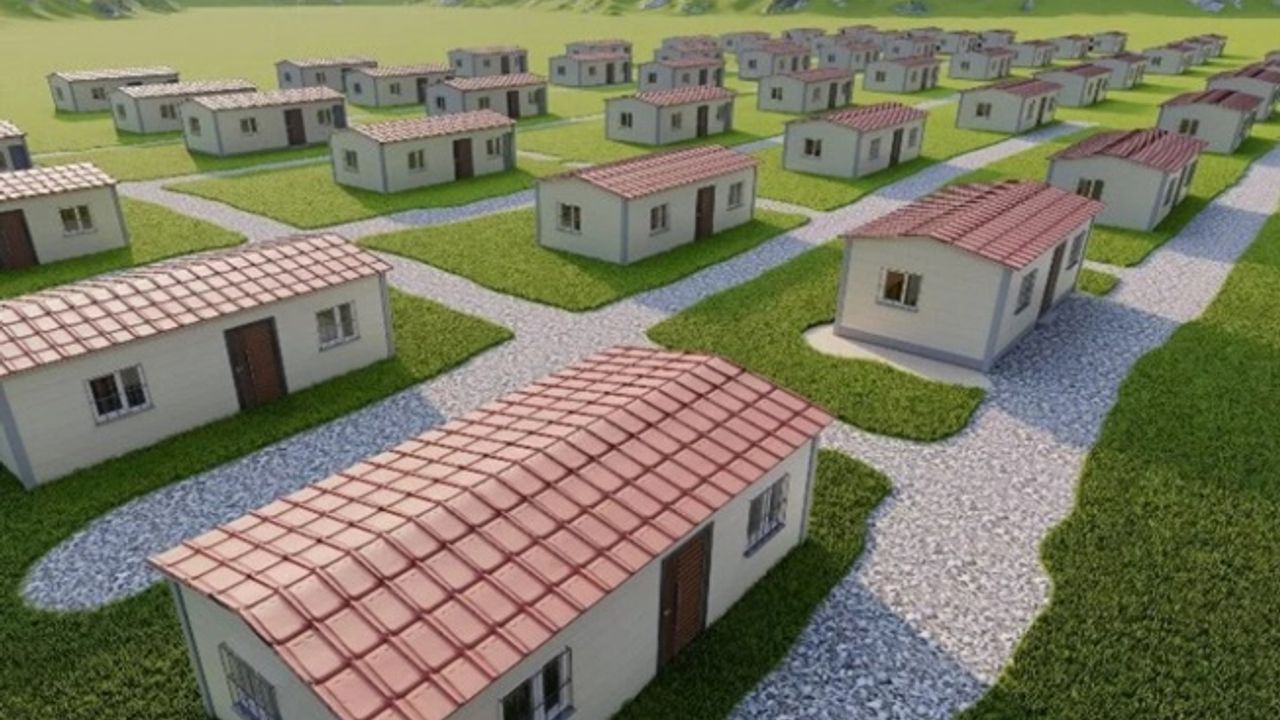 Malatya'da 310 geçici konutun çalışmaları sürüyor