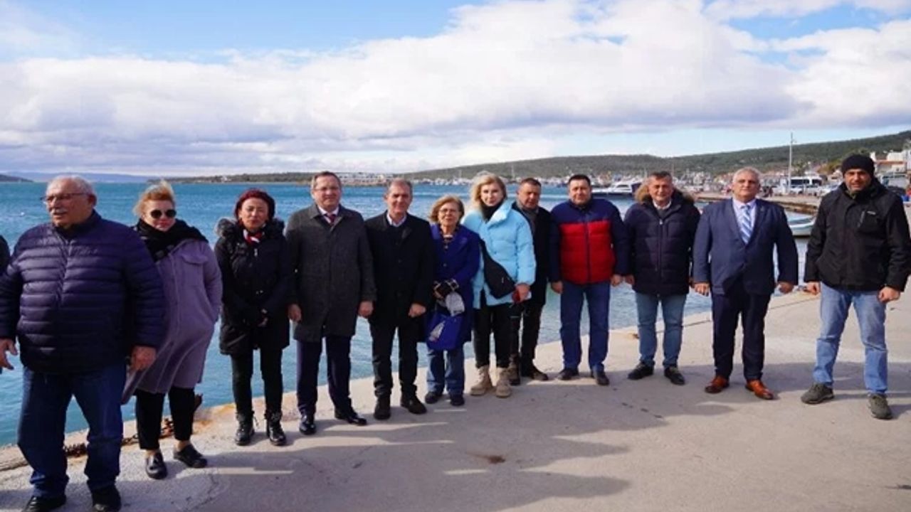Ayvalık'ta mübadele anısına denize çelenk