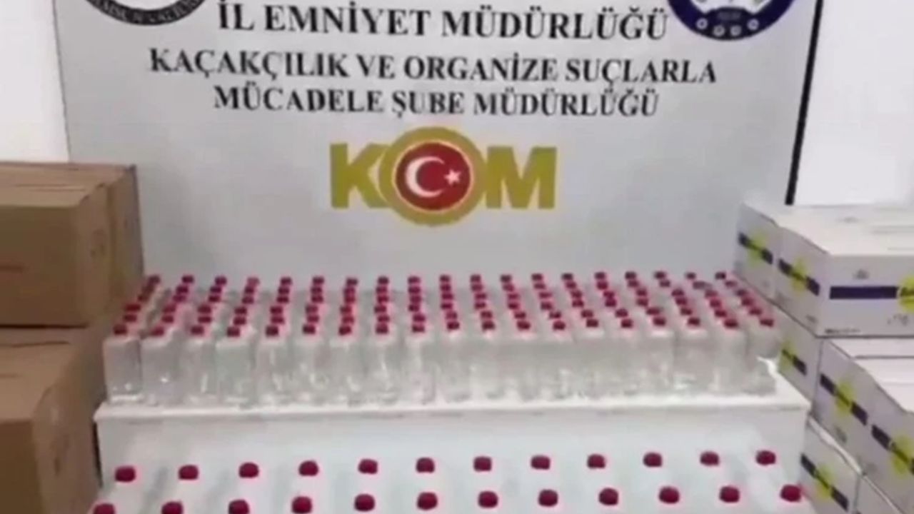Samsun'da 1 tonu aşkın etil alkole 'Çengel'!