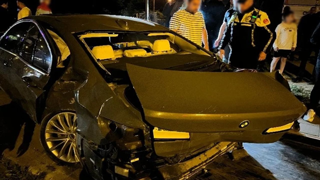Düzce'de drift kazayla sonuçlandı!