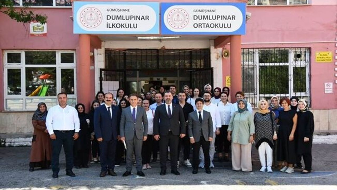Temel Eğitim Genel Müdürü Ebubekir Sıddık Savaşcı'dan Gümüşhane’ye ziyaret