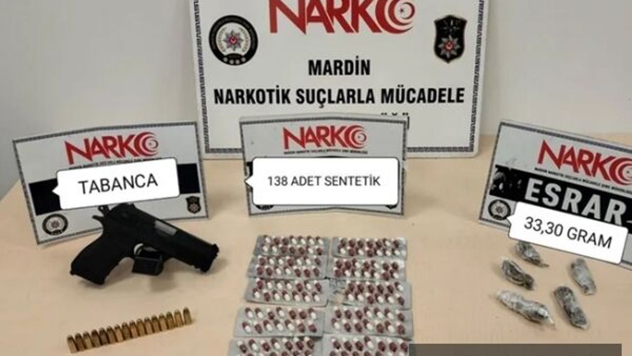 Mardin'de zehir tacirlerine yönelik operasyon