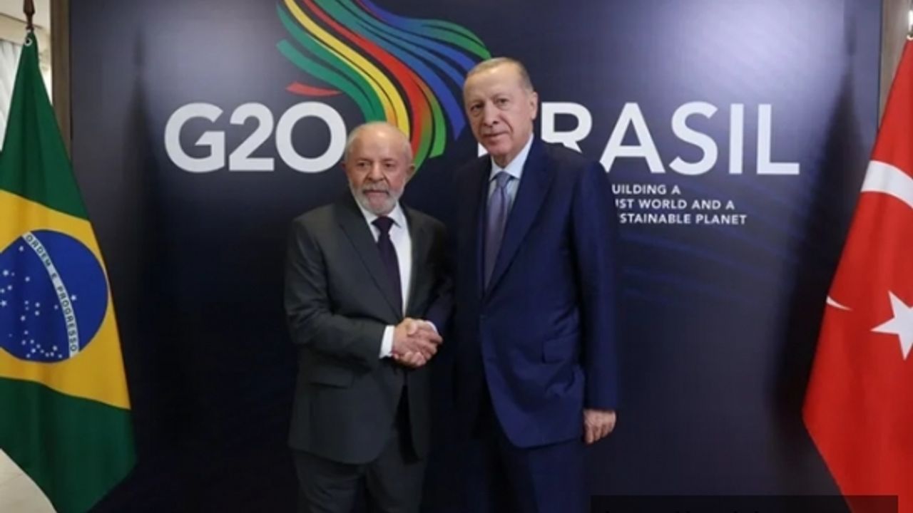 Cumhurbaşkanı Erdoğan, Brezilya Devlet Başkanı Da Silva ile görüştü