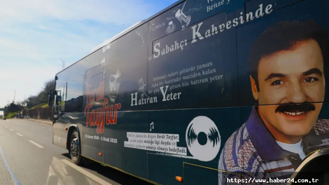 İETT'den Ferdi Tayfur otobüsü