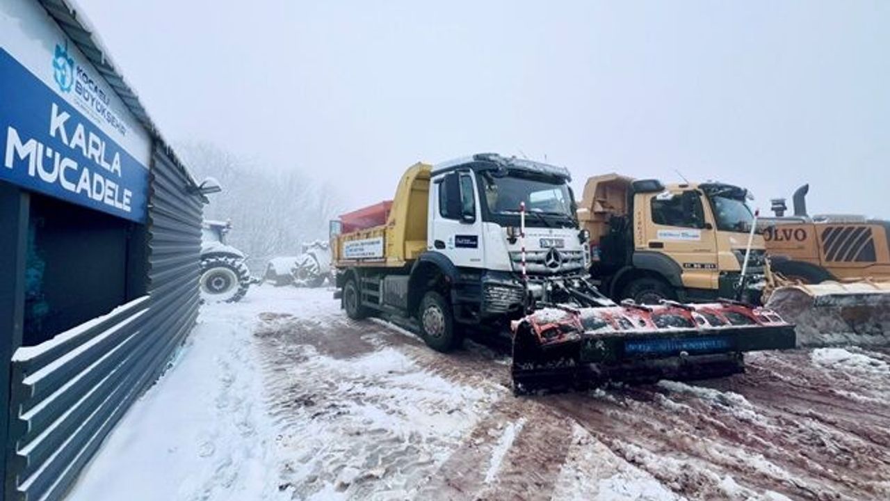 Kocaeli'de 'Altay Kar Fırtınası’ için tüm tedbirler alındı!