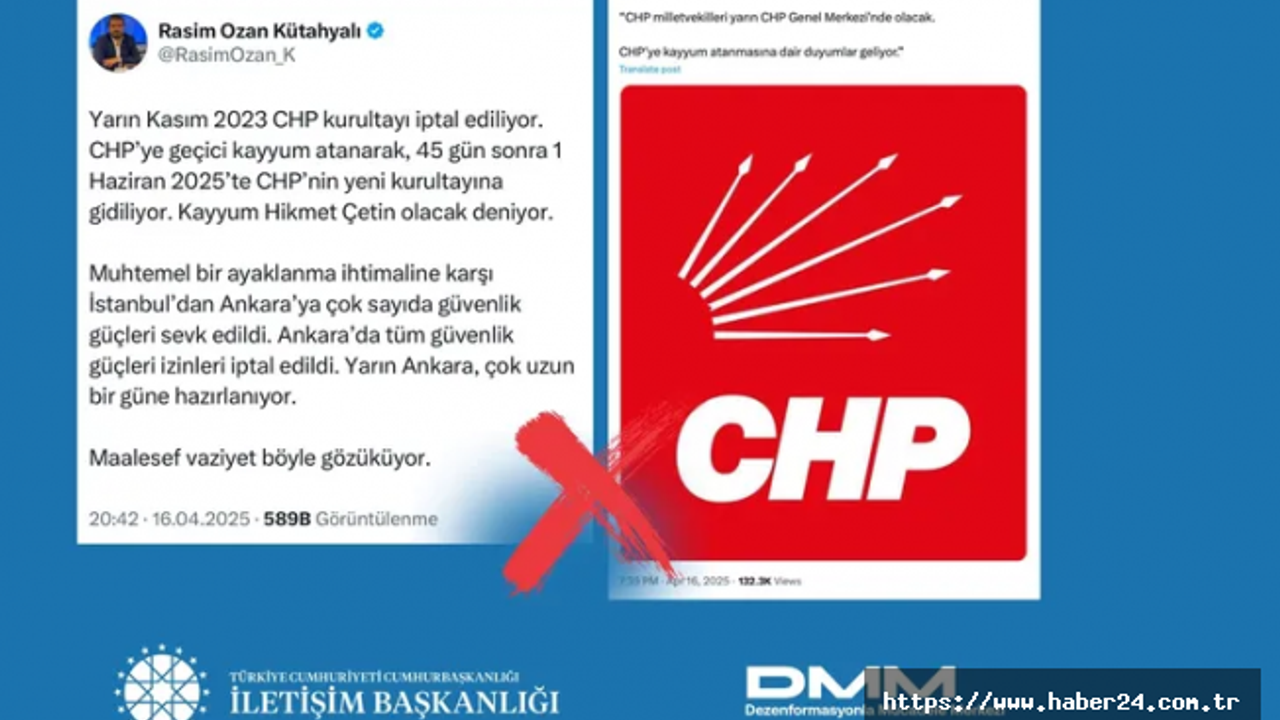 'CHP'ye kayyum atanıyor' iddiaları manipülasyon!