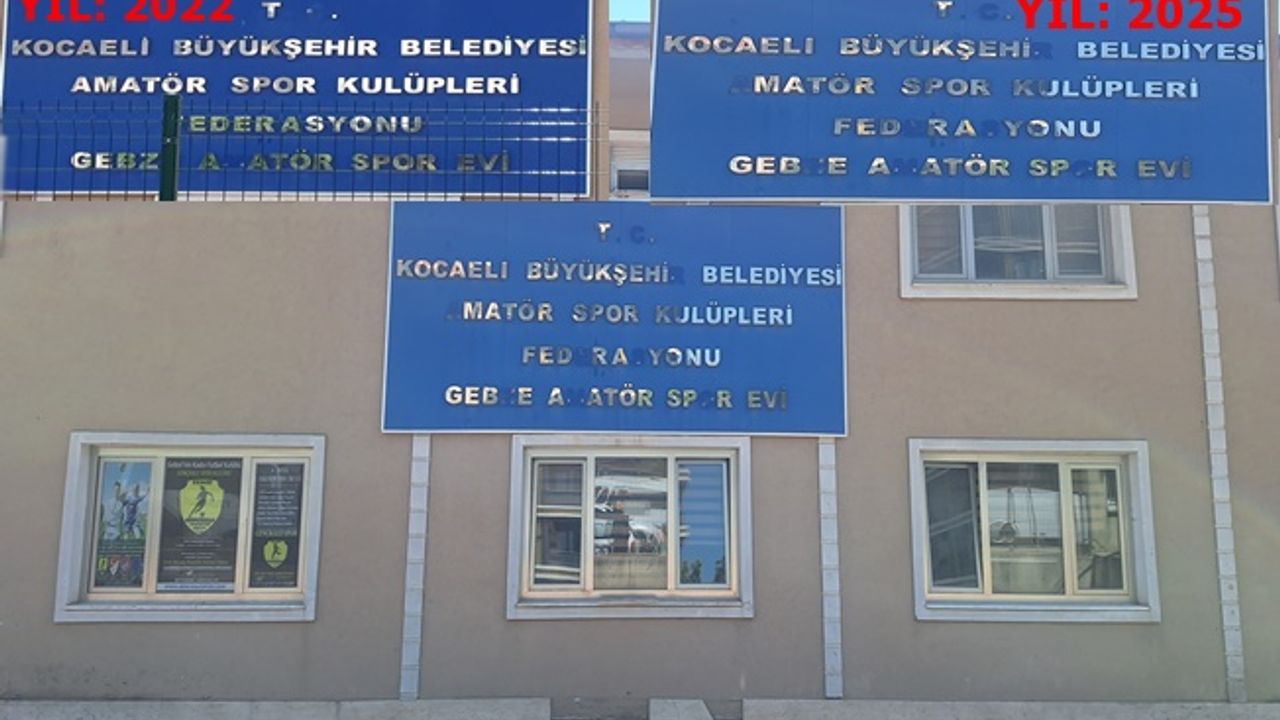 Gebze'de yıllardır bu tabelayı gören yok mu?