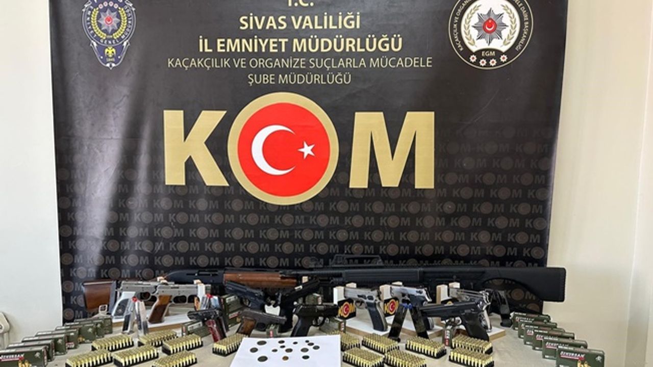 Sivas Merkezli  Yasadışı Silah Ticareti Operasyonu!