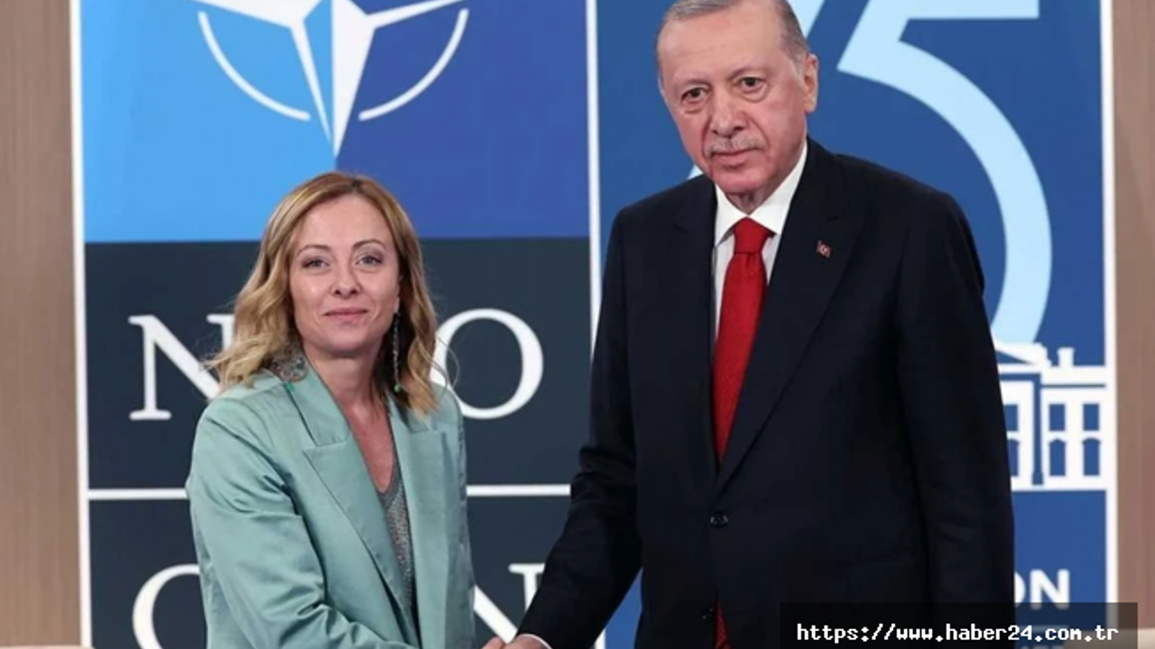 Cumhurbaşkanı Erdoğan ile İtalya Başbakanı Meloni arasında önemli görüşme