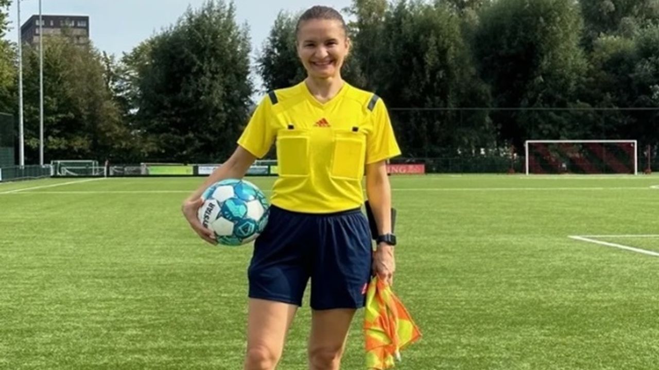 FIFA kokartlı kadın hakem Türkiye'de ilke imza attı