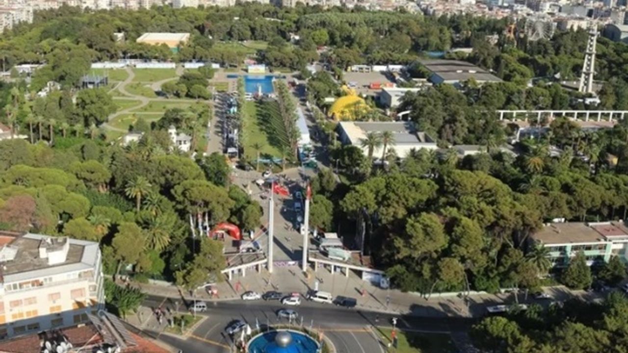 İzmir Kültürpark'ta yeşil alanlar artıyor
