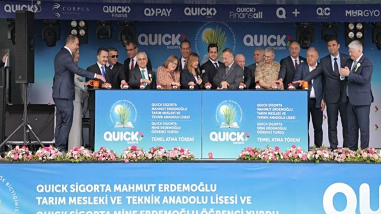 Quick Sigorta’dan Nurdağı’na Tarımın ve Eğitimin Geleceğini İnşa Eden Dev Adım