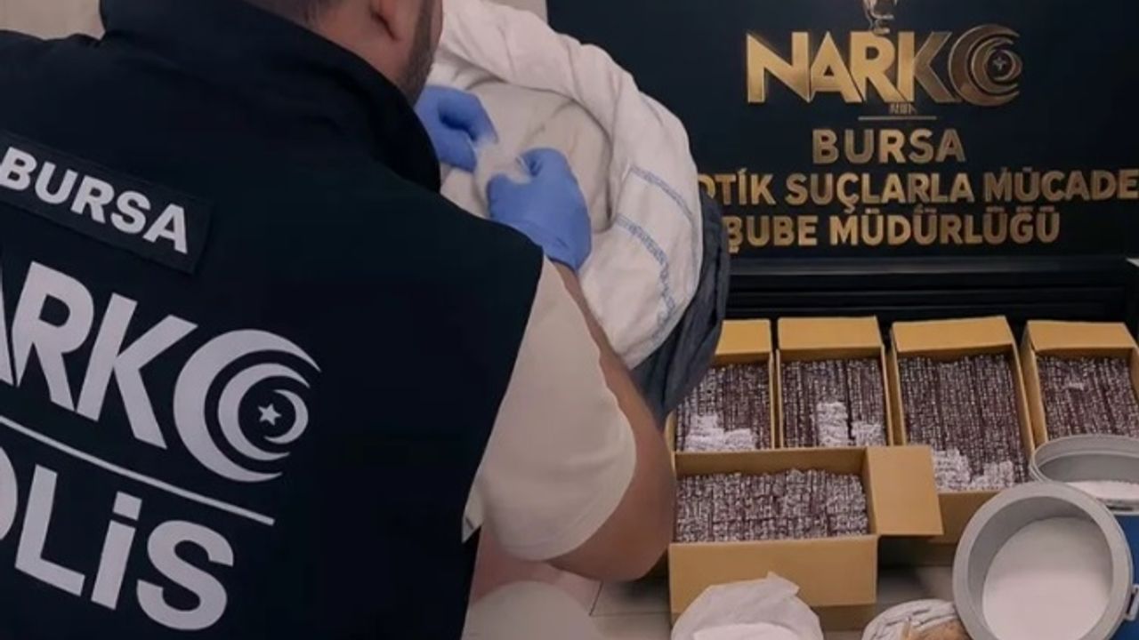 Bursa'da binlerce uyuşturucu hap ele geçirildi