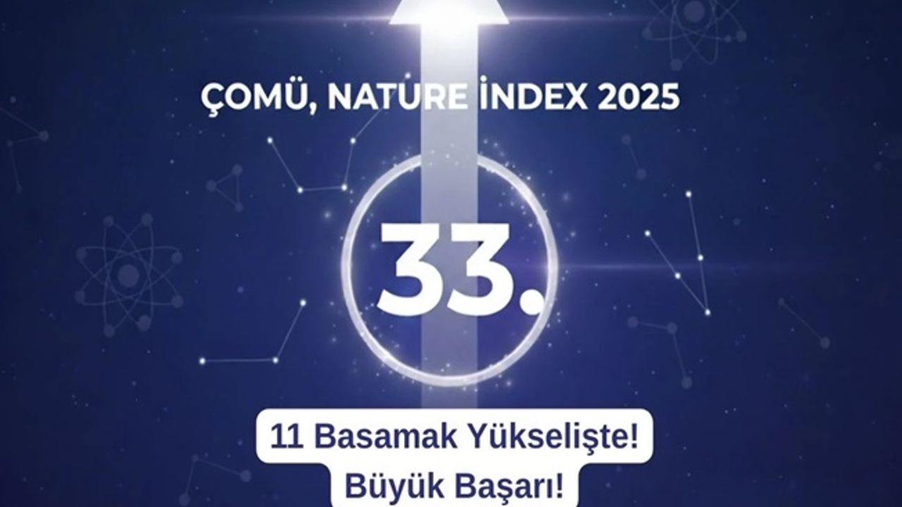 ÇOMÜ, Nature Index 2025’te 33. Sıraya Yükseldi