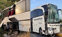 Isparta-Afyon arasında korkutan kaza: 28 yaralı