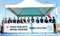 Bakan Yumaklı, Düzce İçme Suyu Arıtma Tesisi'nin temelini attı