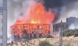 Orman Genel Müdürlüğü Lojman inşaatında yangın