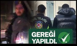 Trafik magandasının gereği yapıldı!