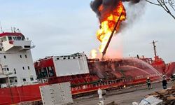 Ukrayna'da Türk gemisi vuruldu!
