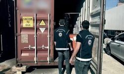 Mersin Limanı'nda konteynerde 44 düzensiz göçmen yakalandı