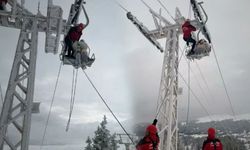 Uludağ’da telesiyej arızası: Yolcular mahsur kaldı