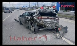 Kocaeli'nin Gebze ilçesi'nde feci kazada 1 kişi yaralandı!