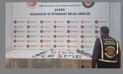 Çeşme Limanı’nda eser operasyonu: 7 bin 550 parça ele geçirildi