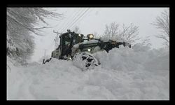 Ordu'da Büyükşehir ekipleri karla mücadelede sahada