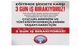 Eğitim-İş'ten kritik karar ; Öğretmenler 3 gün okula gitmeyecek!