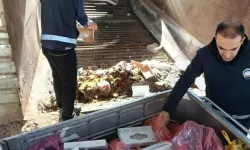 Hakkari’de 500 kilogram bozuk gıda imha edildi