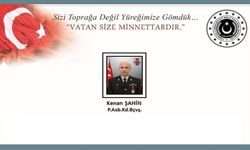 Piyade Astsubay Kıdemli Başçavuş Kenan Şahin Şehit Oldu