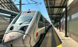 Millî elektrikli tren seti Trakya'da ilk seferine çıktı
