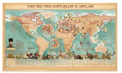 48 Ülkedeki 172 Türk Şehitliği Özel Haritada Bir Araya Getirildi