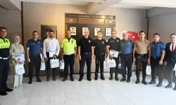 Düzce’de başarılı emniyet personeli ödüllendirildi