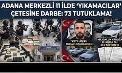 Adana Merkezli Şafak Operasyonu: ‘Yıkamacılar’ Suç Örgütü Çökertildi!