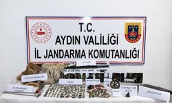 Karacasu’da Tarihi Eser Operasyonu: 157 Sikke Ele Geçirildi