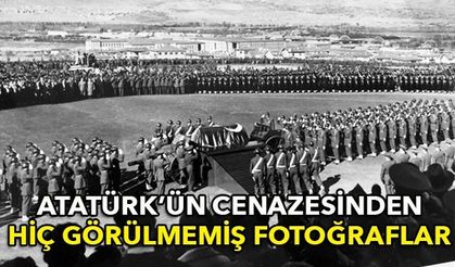 Atatürk'ün cenazesinden hiç görünmeyen fotoğraflar