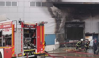 Cam fabrikasında çıkan yangın söndürüldü!