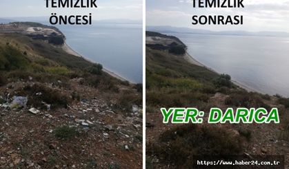 Kocaeli'de çevreciler iş başında