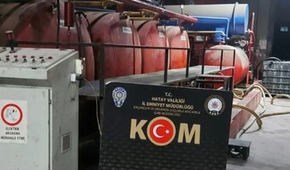 Hatay'da 97 bin 238 litre karışımlı akaryakıt ele geçirildi