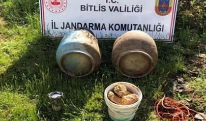 Bitlis'te patlayıcı bulundu
