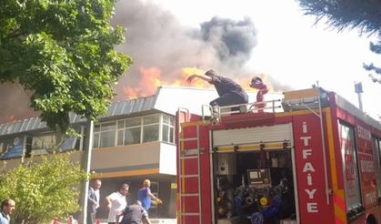 Erzurum'da üniversite yerleşkesindeki yangın kontrol altında
